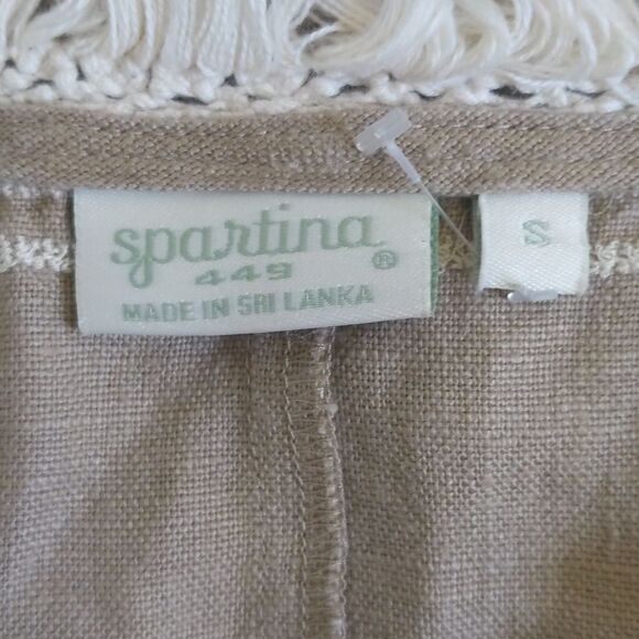 Spartina 449 Miri linen dress Marion's Social, 100% linen, embroidered S - Picture 5 of 12